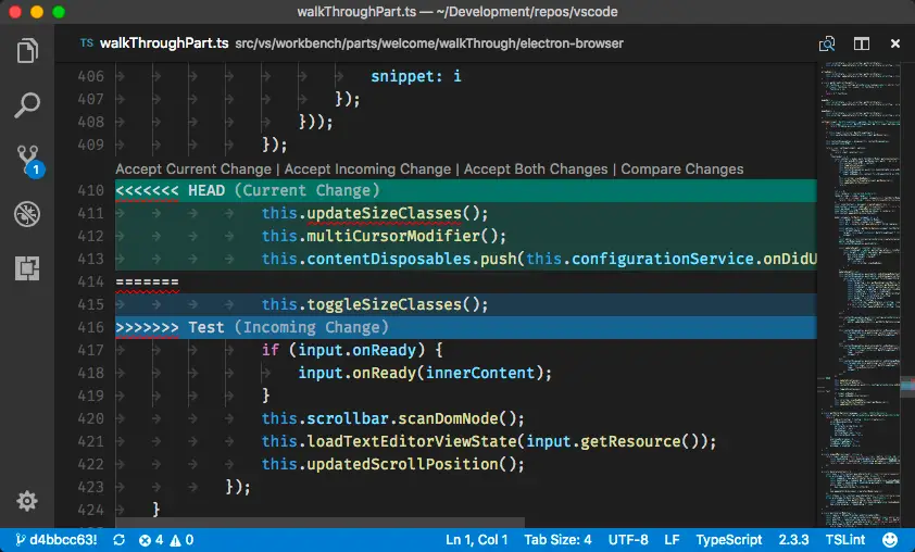 Rešavanje konflikata u VS Code