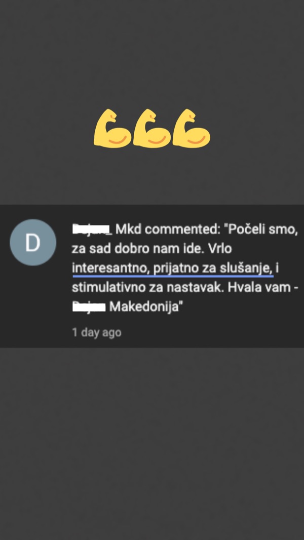 Komentar polaznika: super objašnjavaš, jasno, strpljivo, bravo i hvala ti